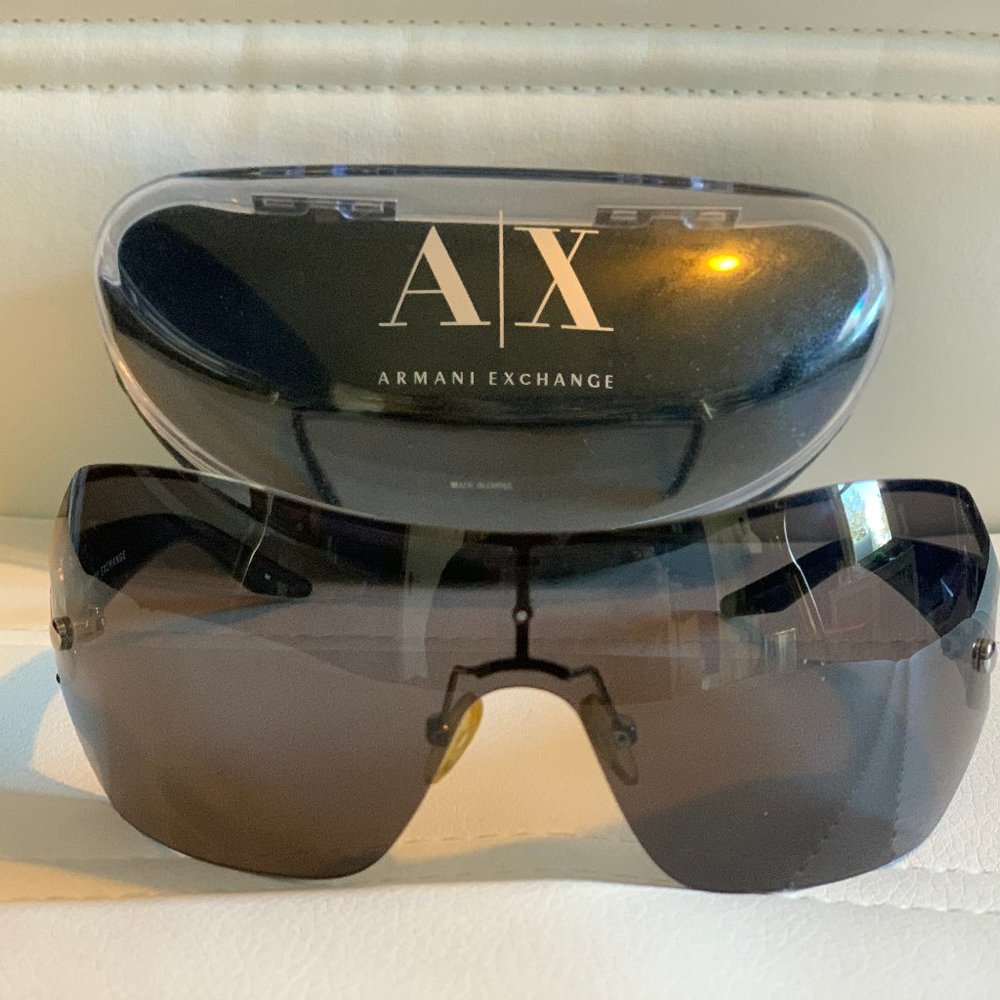 Armani Exchange Dark Visor Sunglasses